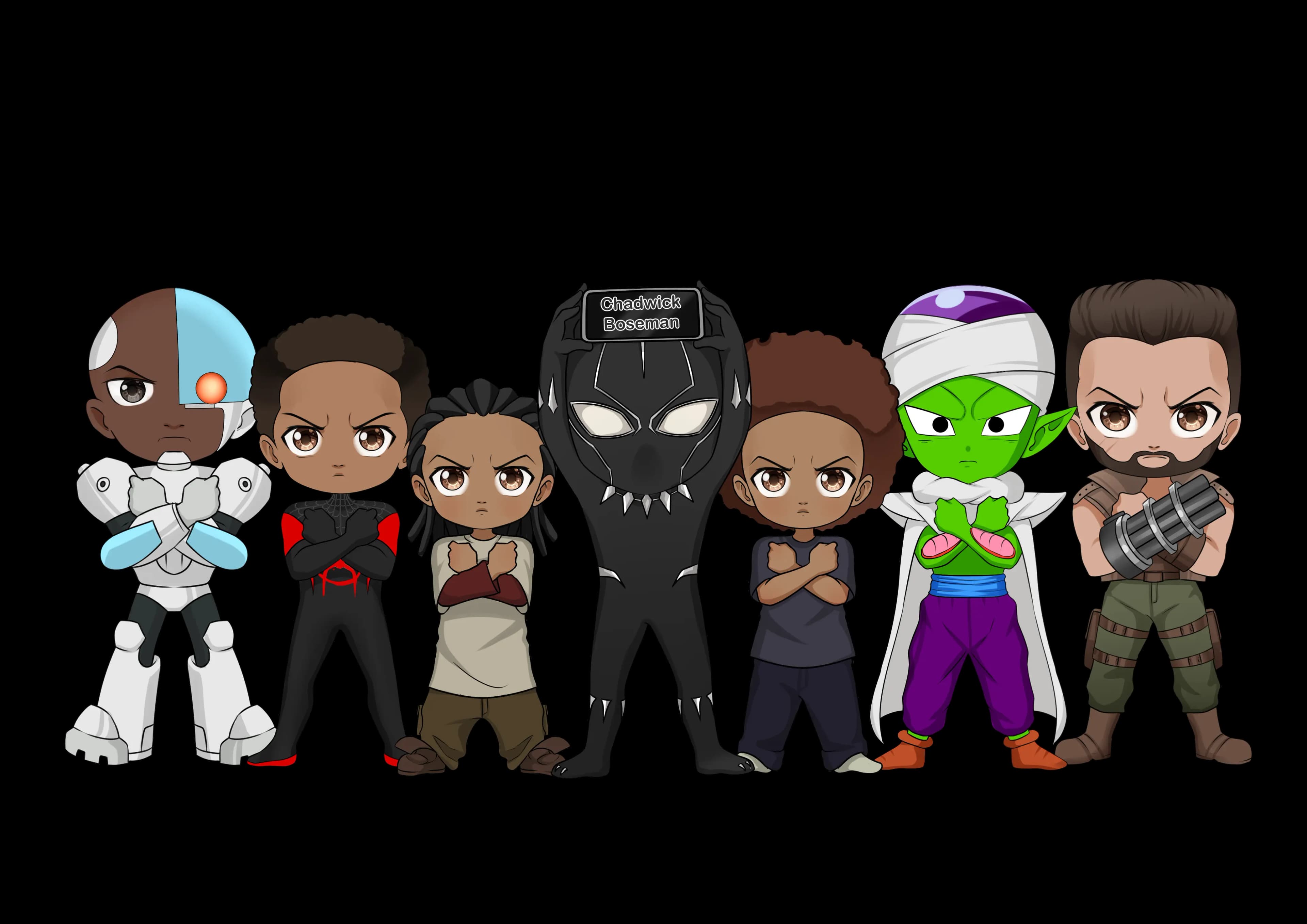 NANI fandom charades download call-to-action with superhero background